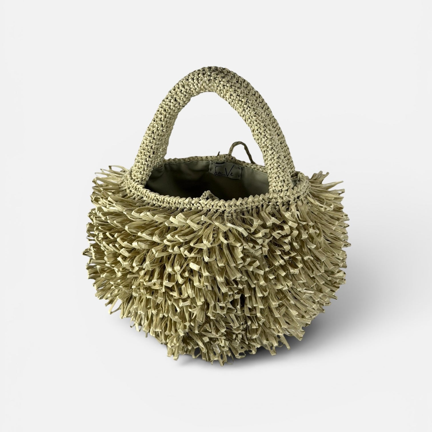 Borsa in rafia Riccio